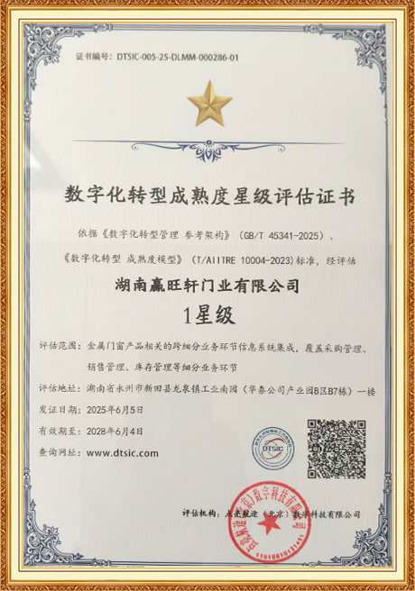 Certificate Of Honor