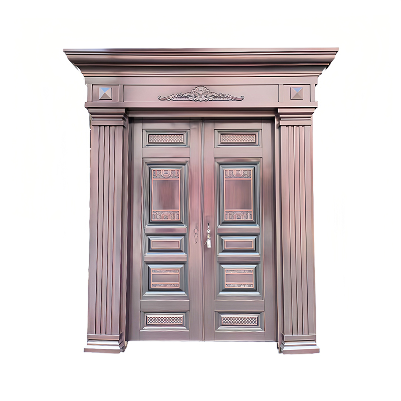 What significant advantages does a customized 304 stainless steel luxury villa door offer in terms of longevity?